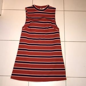 Striped Straight Dress